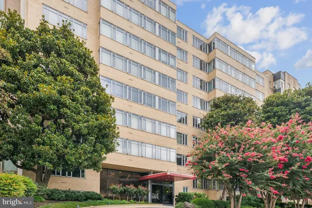 a front view of a building