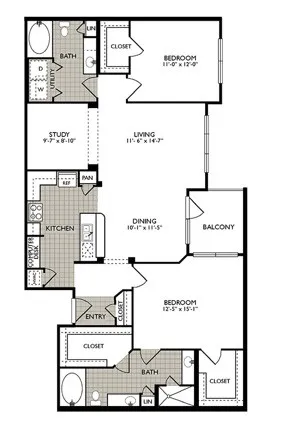$1,740 | 2222 Smith Street, Unit 325, Houston, TX 77002