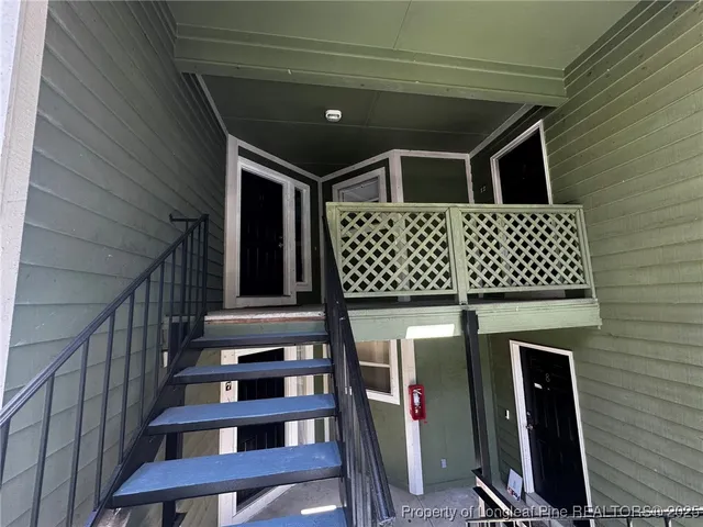 a view of front door