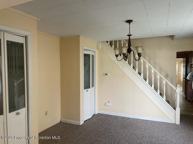 3511-3513 Winfield Avenue Moosic, PA 18507 - Photo 5 of 23 a view of hallway with stairs