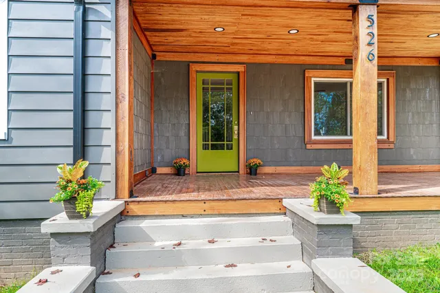 a view of a entryway door of the house with front door