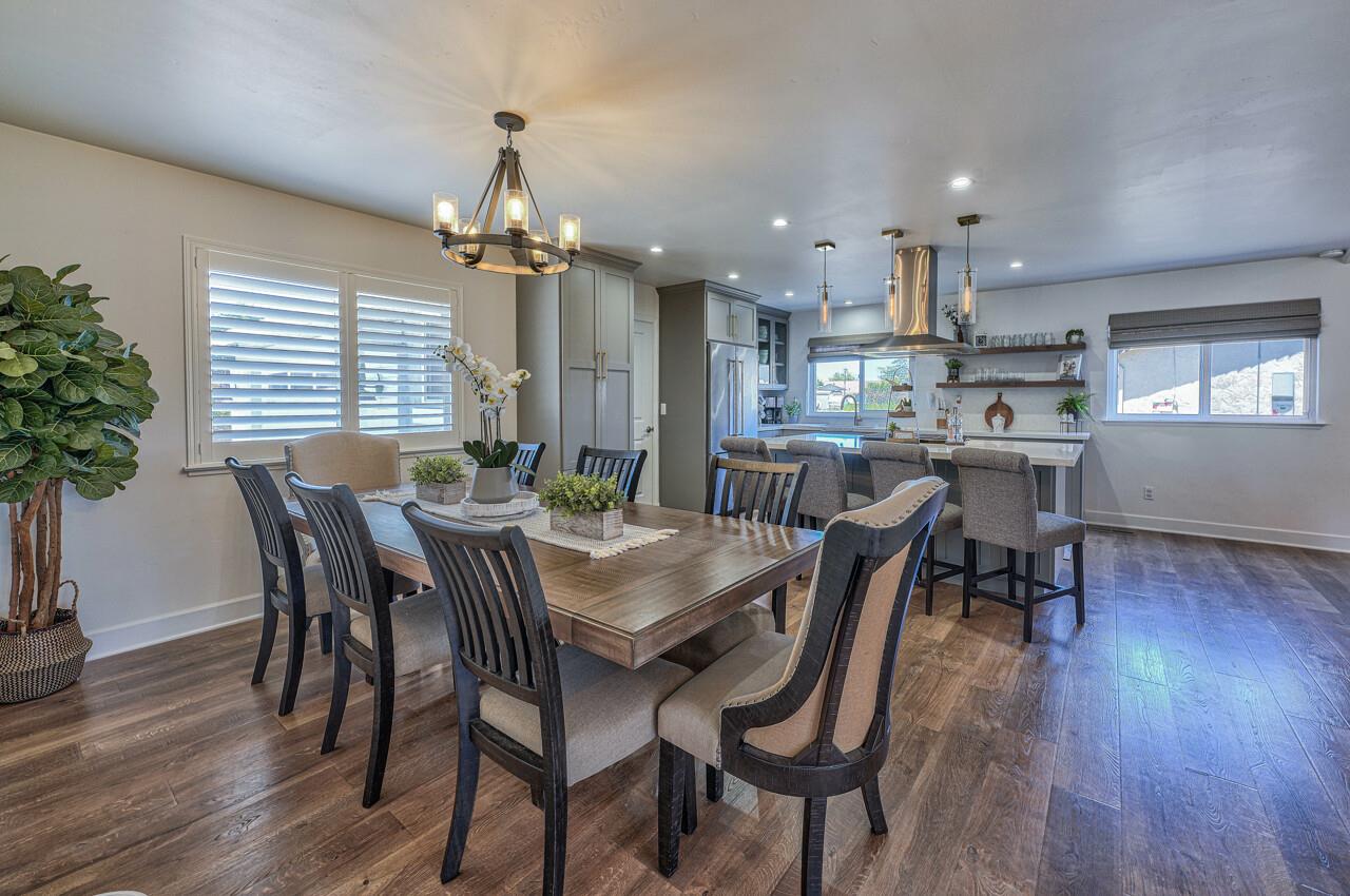 9859 Brookgrass Place Prunedale, CA 93907 - Photo 7 of 39 a dining room with furniture and wooden floor