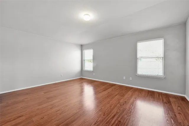 wooden floor in an empty room