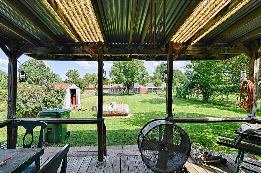 205 West Stark Road Seagoville, TX 75159 - Photo 37 of 39 a view of a porch with furniture and yard