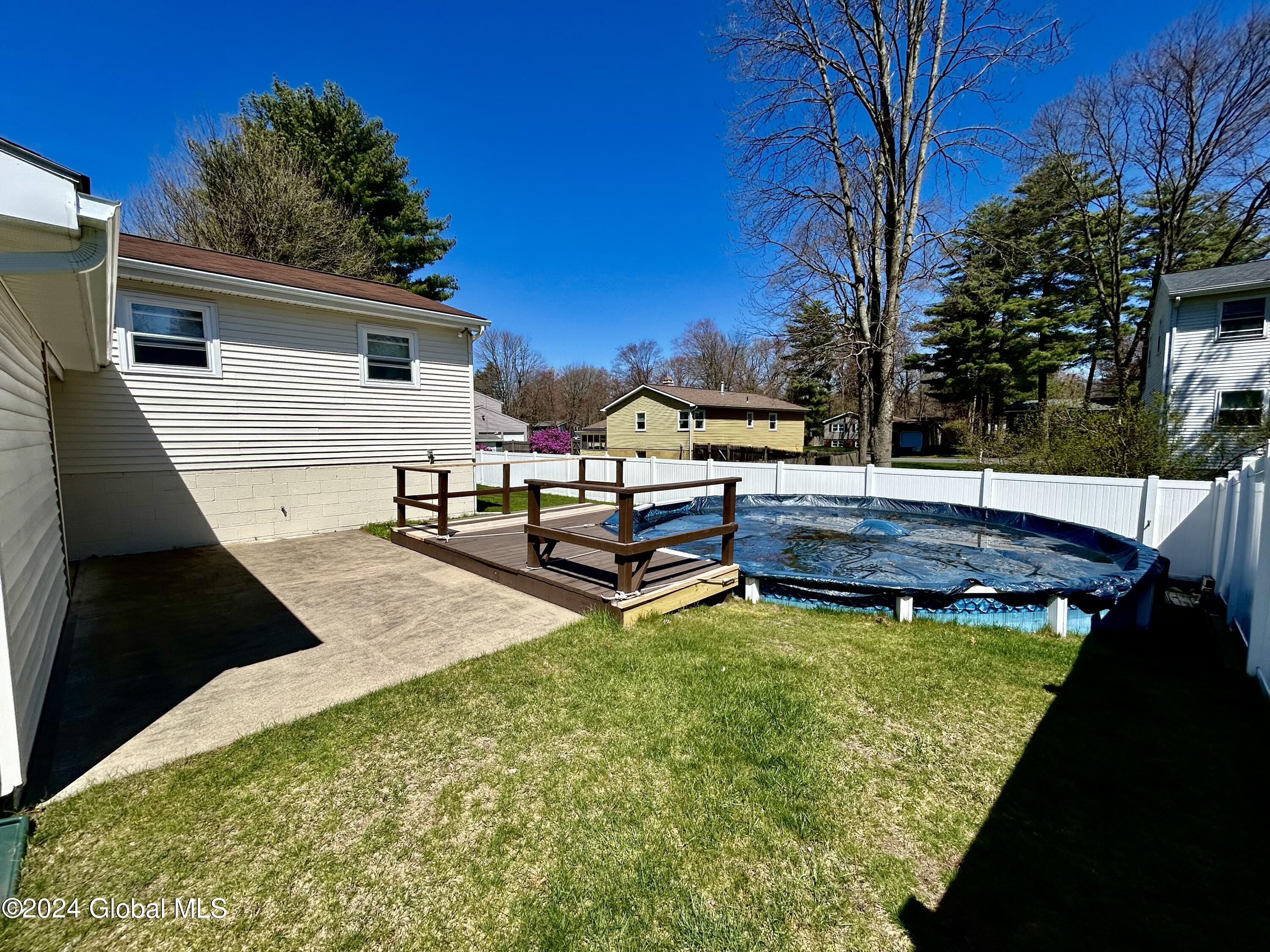 5 Haystack Road Clifton Park, NY 12065 - Photo 21 of 22 Backyard towards pool from fence line
