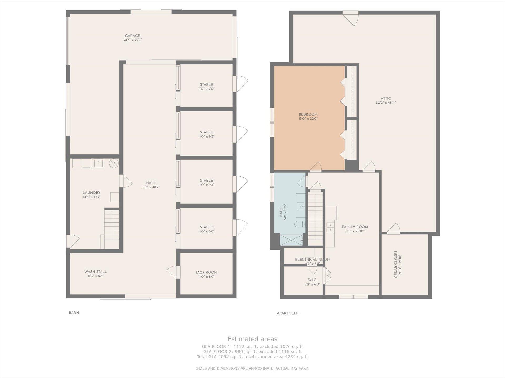 574 Menefee Road Ferrum, VA 24088 - Photo 104 of 105 074-574 Menefee Rd Barn Floor Plans