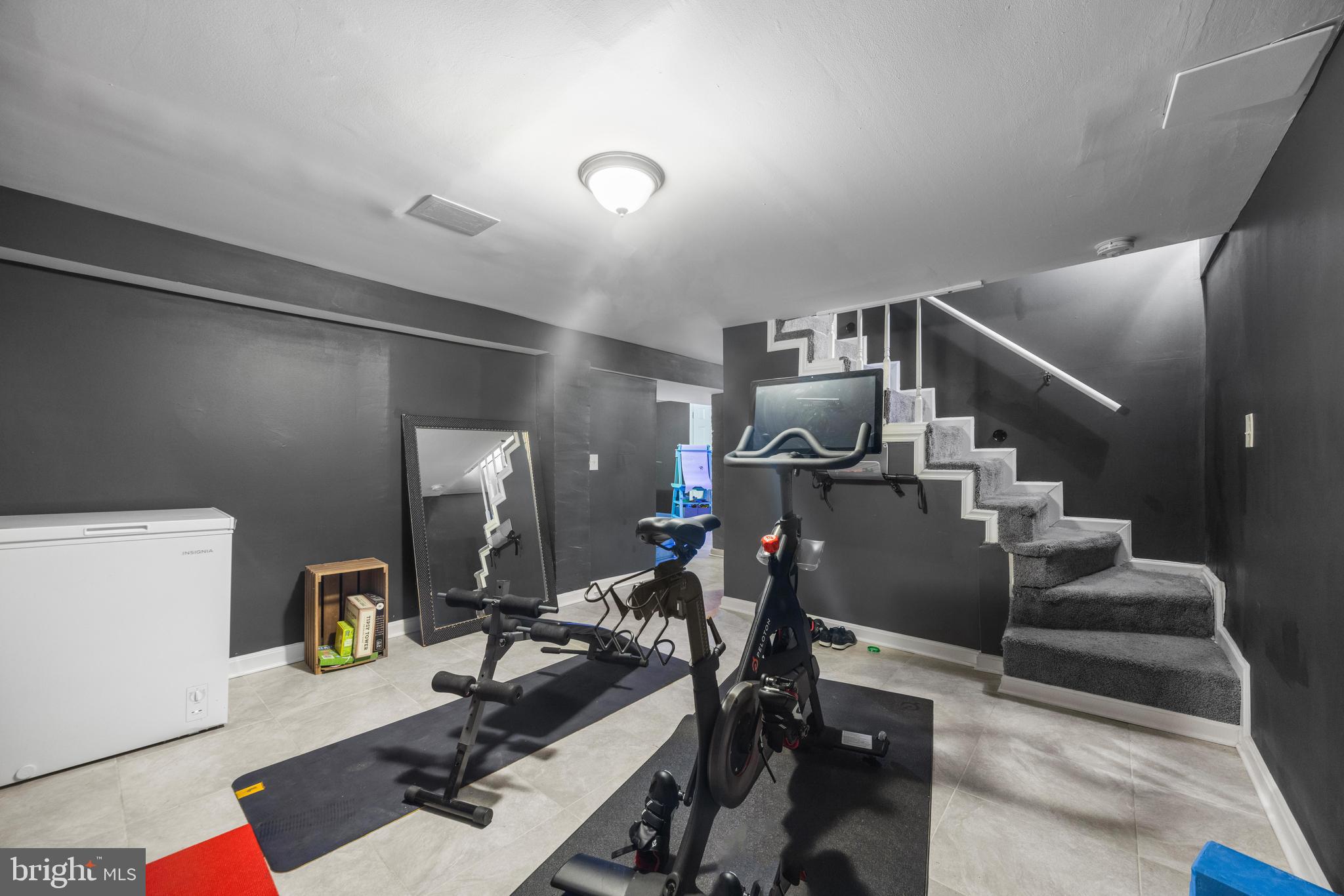 3814 Chatham Road Baltimore, MD 21215 - Photo 37 of 45 a view of gym equipment and children play room