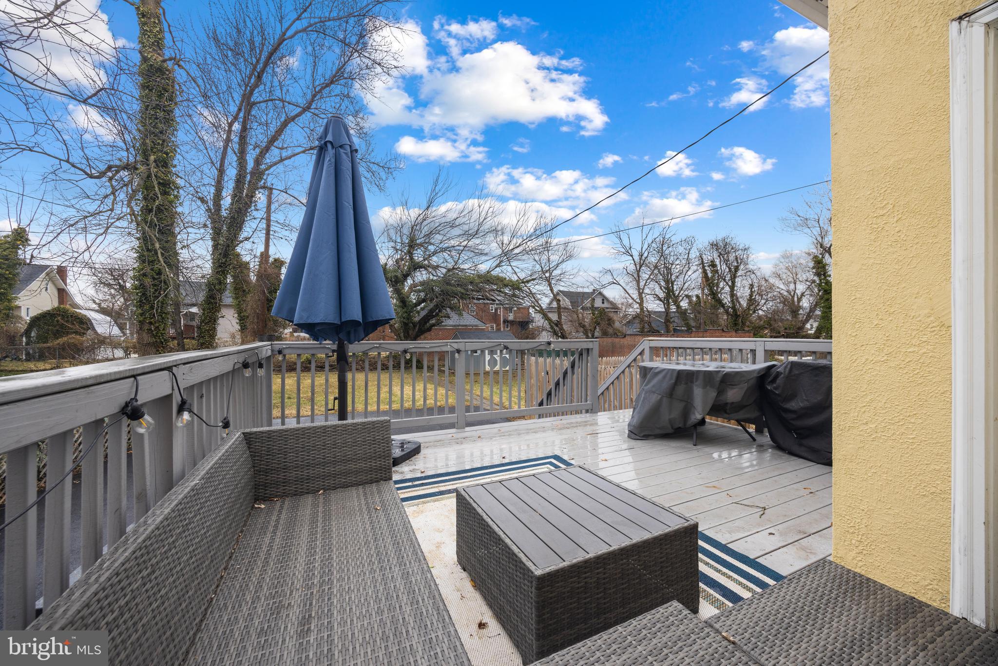 3814 Chatham Road Baltimore, MD 21215 - Photo 38 of 45 a view of balcony with furniture