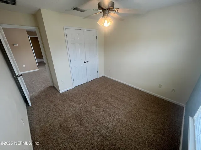 a view of closet area