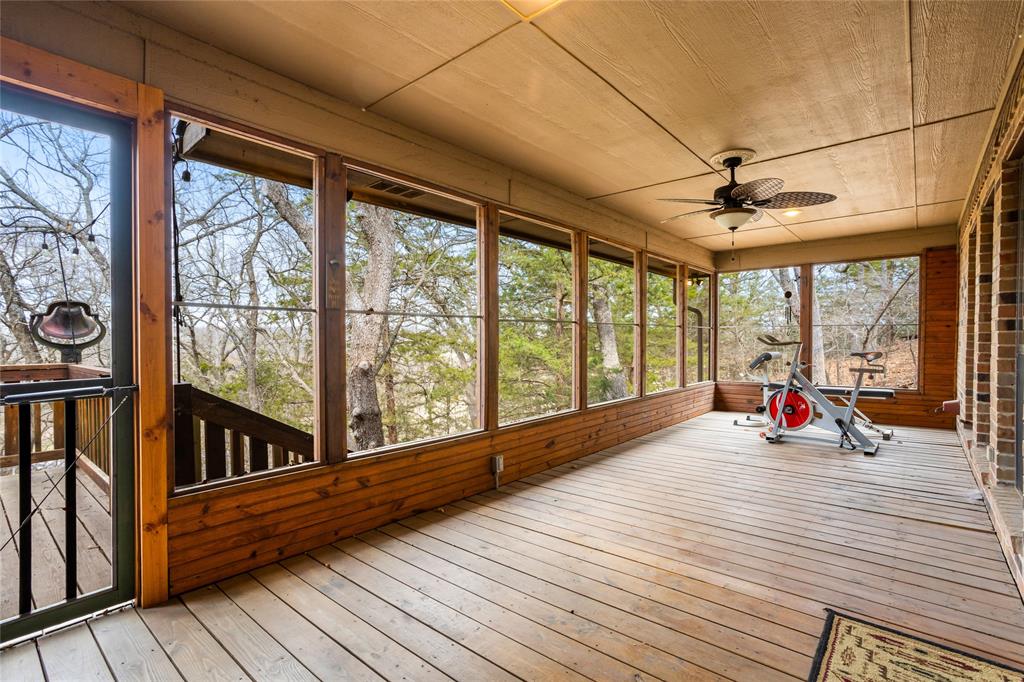 72 Raintree Road Bells, TX 75414 - Photo 22 of 36 Spacious creened-in porch
