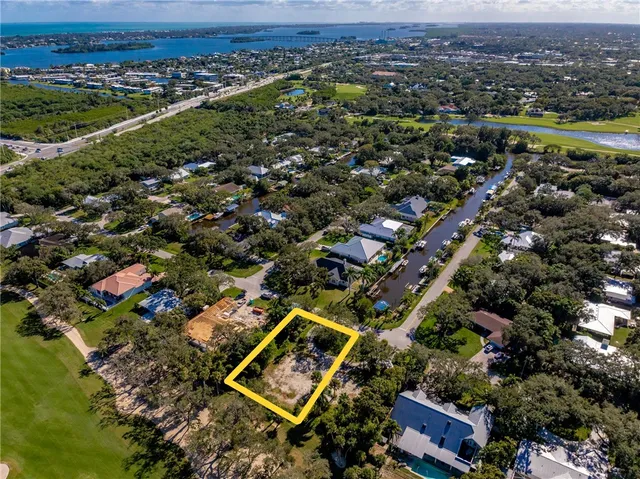 an aerial view of residential building with outdoor space