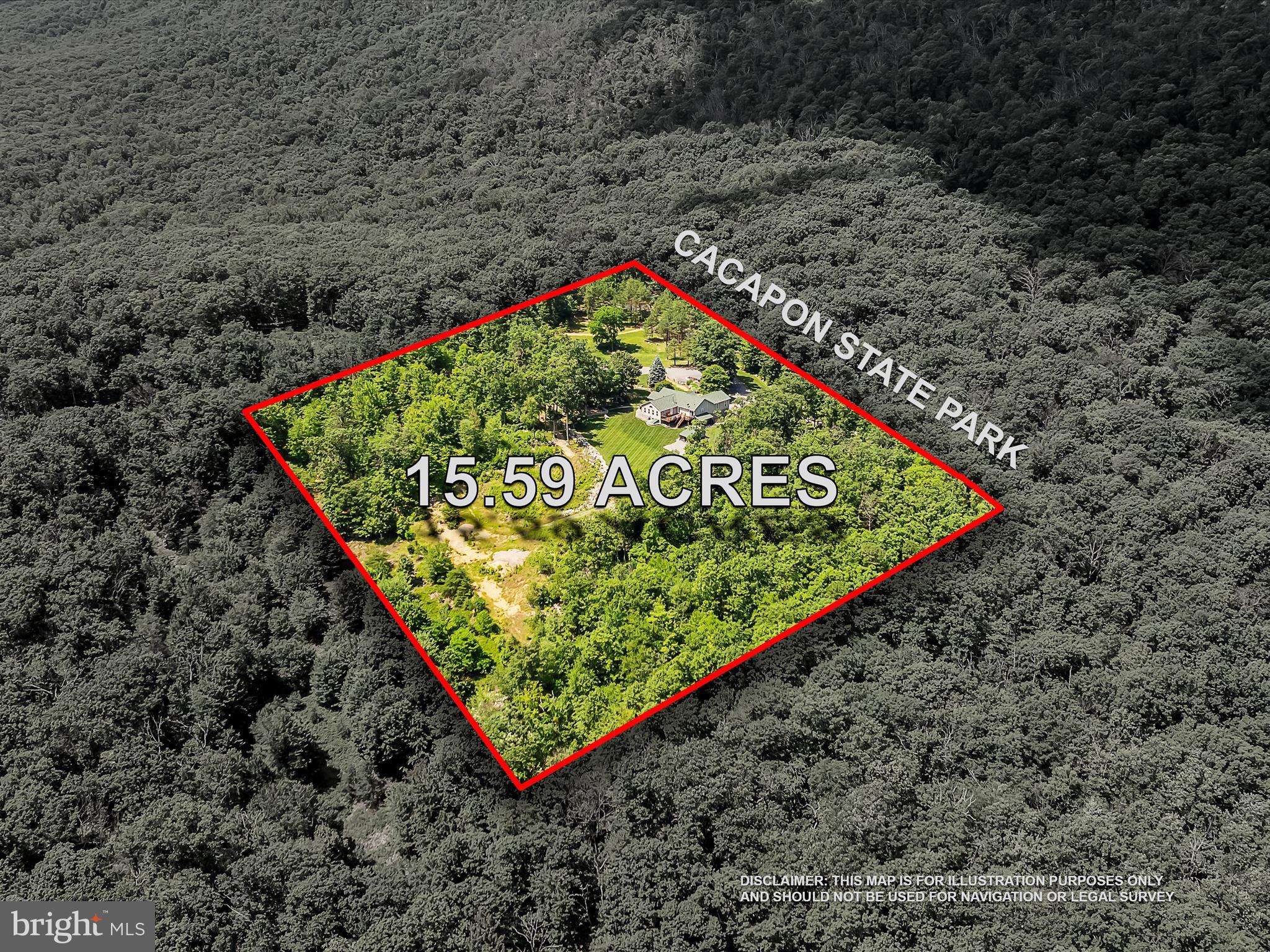 1365 Boulder Spring Trail Berkeley Springs, WV 25411 - Photo 60 of 70 Property Aerial