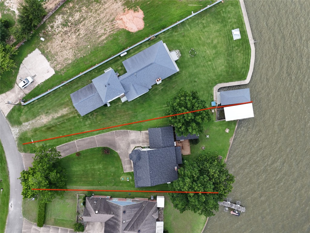 440 Lakeview Dr Loop Coldspring, TX 77331 - Photo 42 of 44 an aerial view of a house