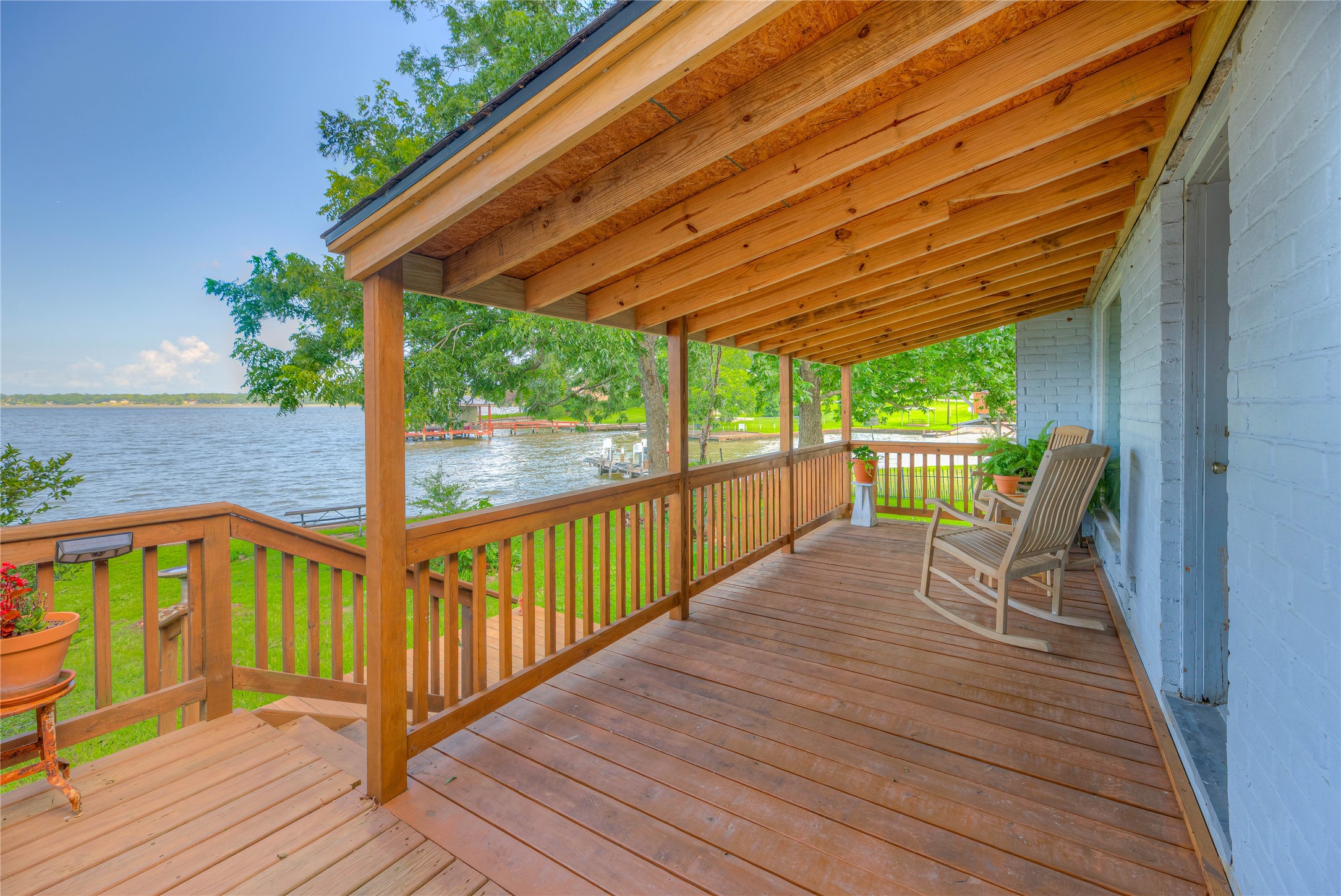 440 Lakeview Dr Loop Coldspring, TX 77331 - Photo 8 of 44 WHAT A PLACE TO RELAX 8 X 20 COVERED PATIO