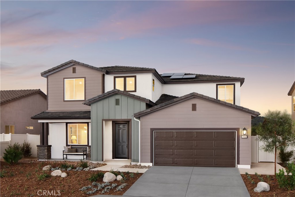 2025 Simpatico Place Escondido, CA 92026 - Photo 14 of 15 a front view of a house with garden