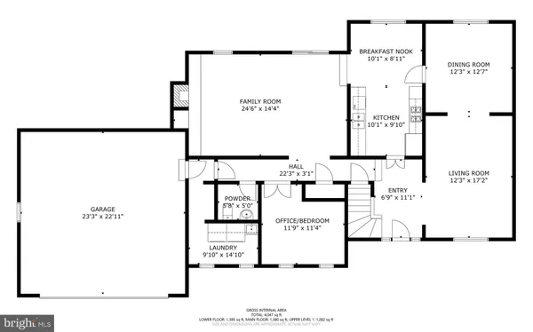 a picture of a floor plan