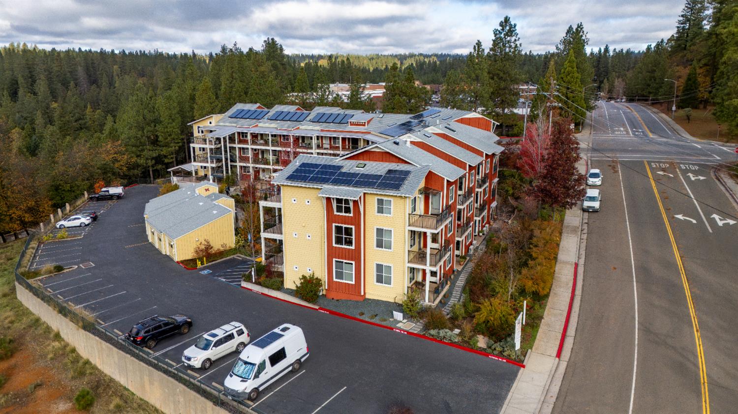 800 Freeman Lane, Unit 207 Grass Valley, CA 95949 - Photo 28 of 29 a view of a city with tall buildings