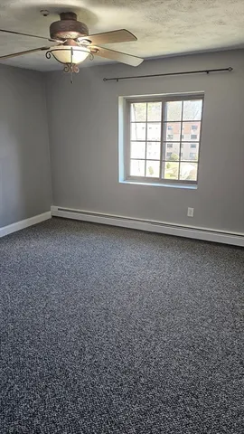 en empty room with windows