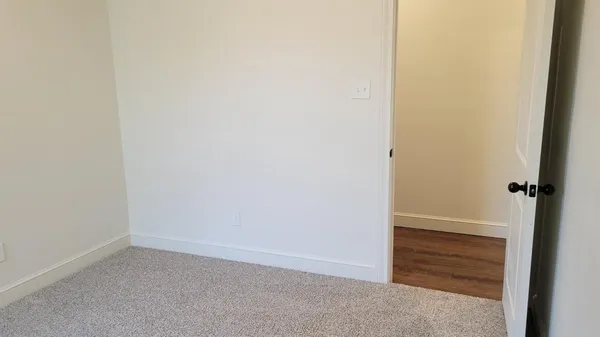 a view of closet area