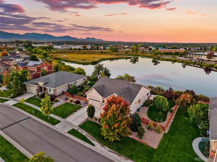 a view of a lake with a lake