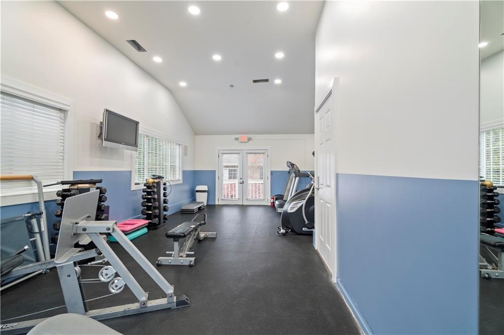 1468 Briarwood Road Northeast, Unit 401 Brookhaven, GA 30319 - Photo 26 of 26 a view of a room with gym equipment