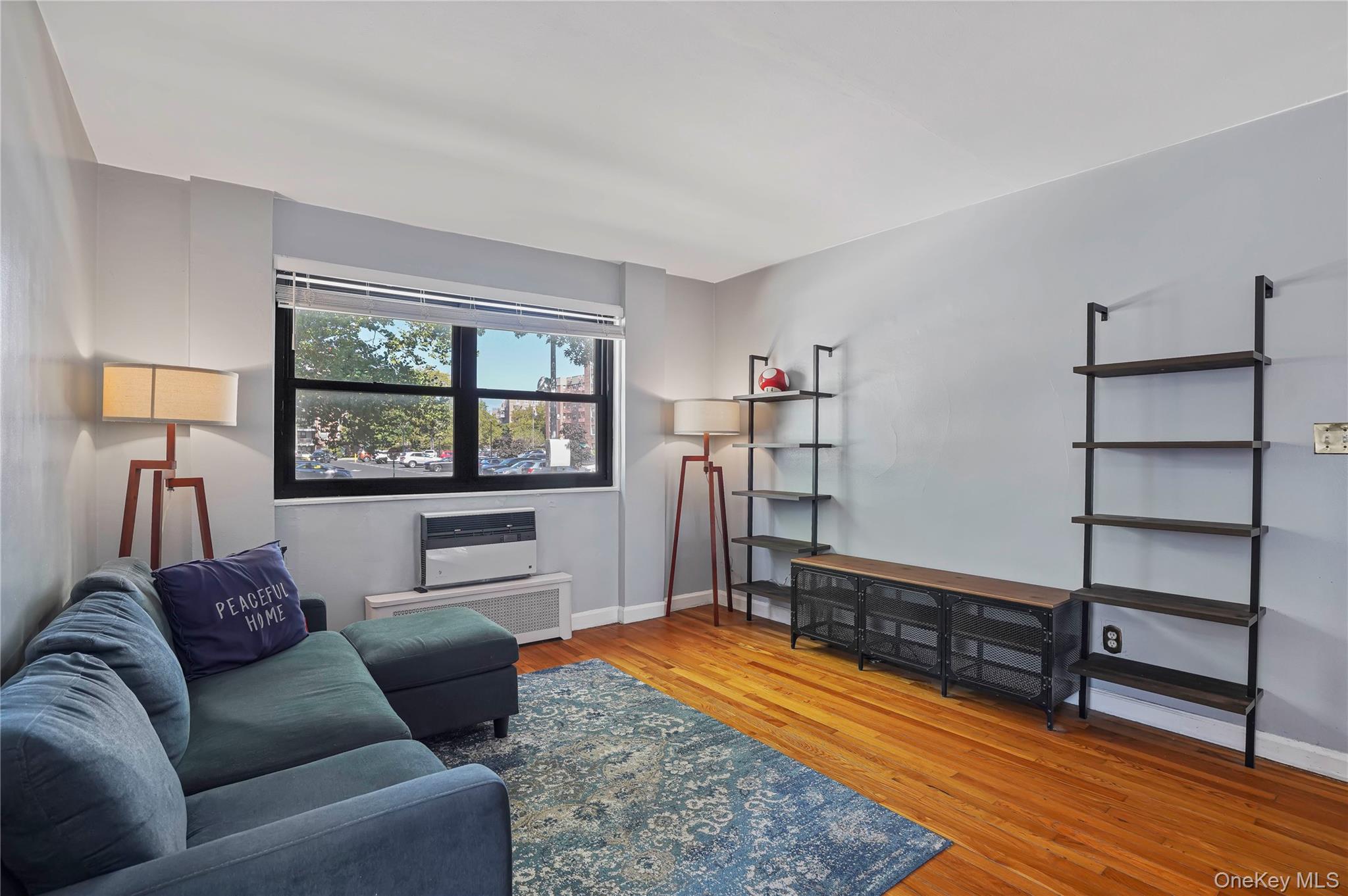 84-18 155th Avenue, Unit 1R Queens, NY 11414 - Photo 2 of 26 a living room with furniture a window and a flat screen tv