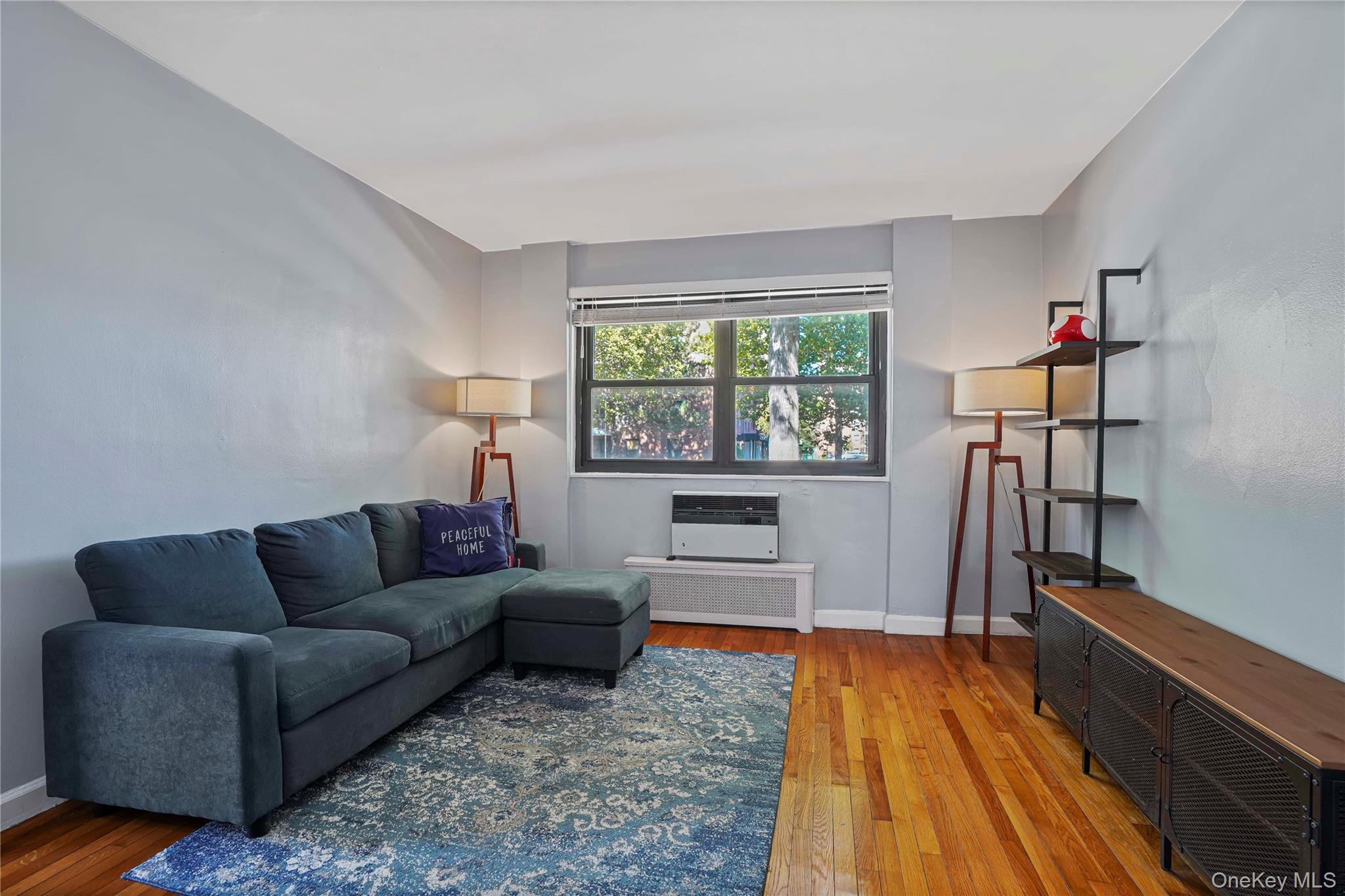 84-18 155th Avenue, Unit 1R Queens, NY 11414 - Photo 5 of 26 a living room with furniture and a wooden floor
