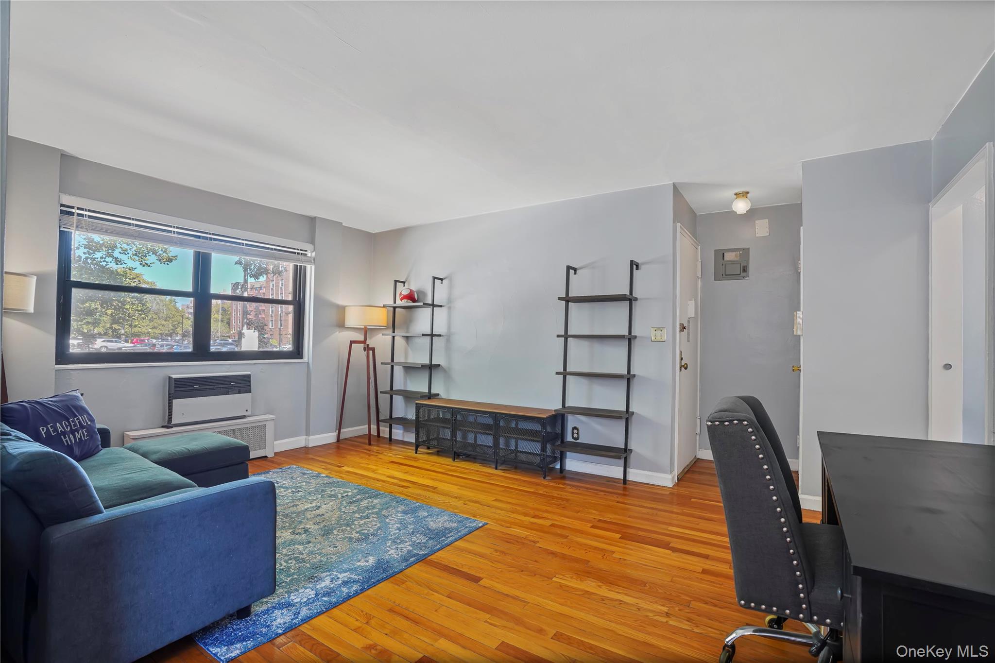 84-18 155th Avenue, Unit 1R Queens, NY 11414 - Photo 7 of 26 a living room with furniture and a wooden floor
