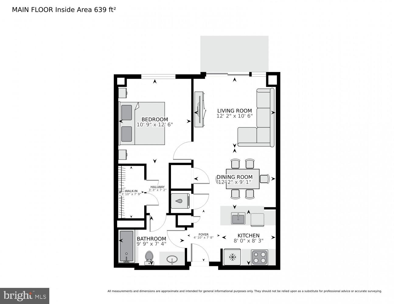 50 Florida Avenue Northeast, Unit 209 Washington, DC 20002 - Photo 17 of 29 a picture of a floor plan