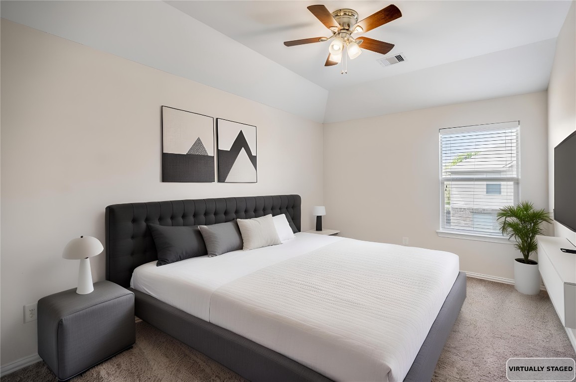 12107 Cove Ridge Lane Cypress, TX 77433 - Photo 31 of 44 Upstairs Bedroom 1 - Virtually Staged