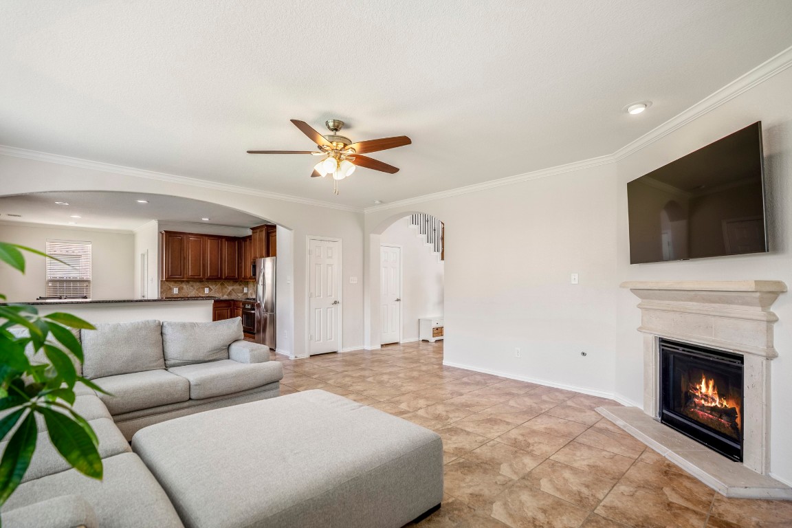 12107 Cove Ridge Lane Cypress, TX 77433 - Photo 10 of 44 Open kitchen and living room