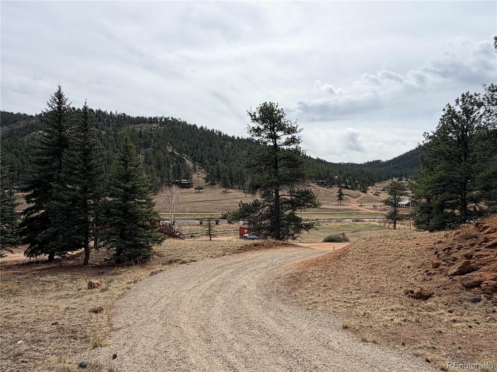 159 West Platte Road Lake George, CO 80827 - Photo 5 of 7 a view of a yard with wooden fence