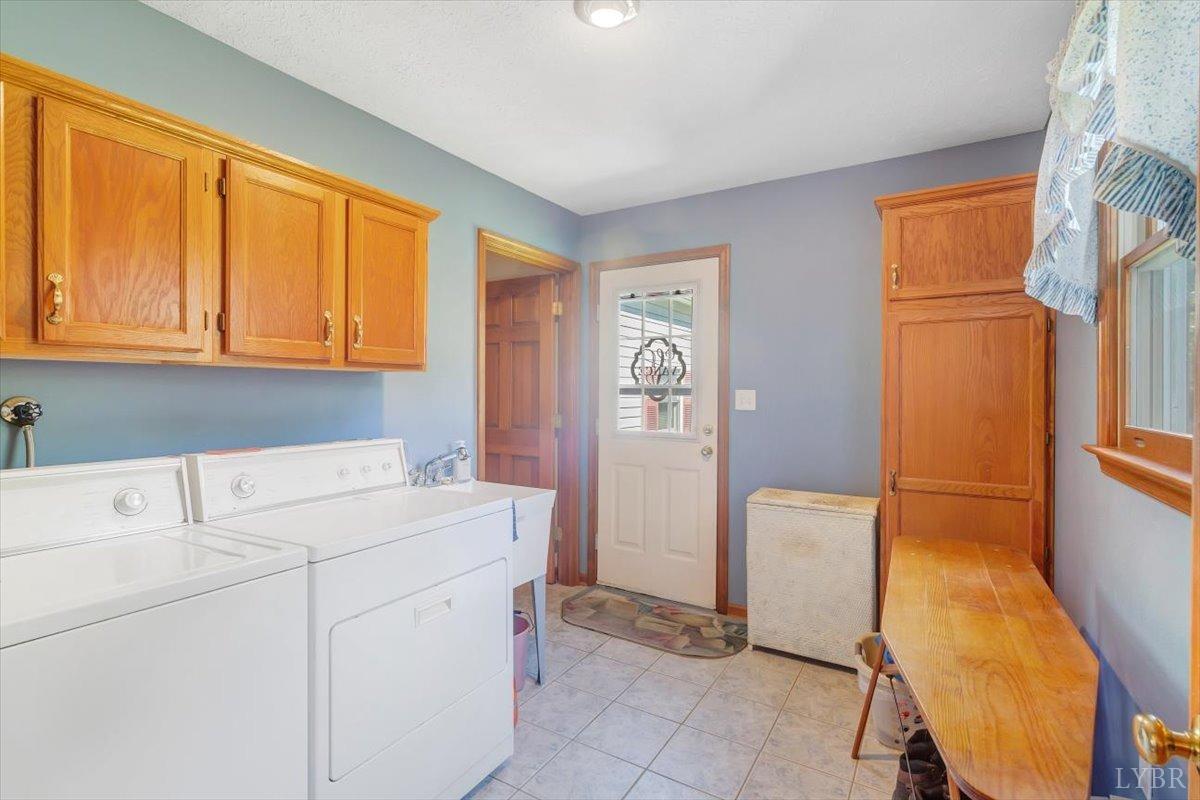 737 Homeplace Road Rustburg, VA 24588 - Photo 18 of 73 a utility room with dryer and washer