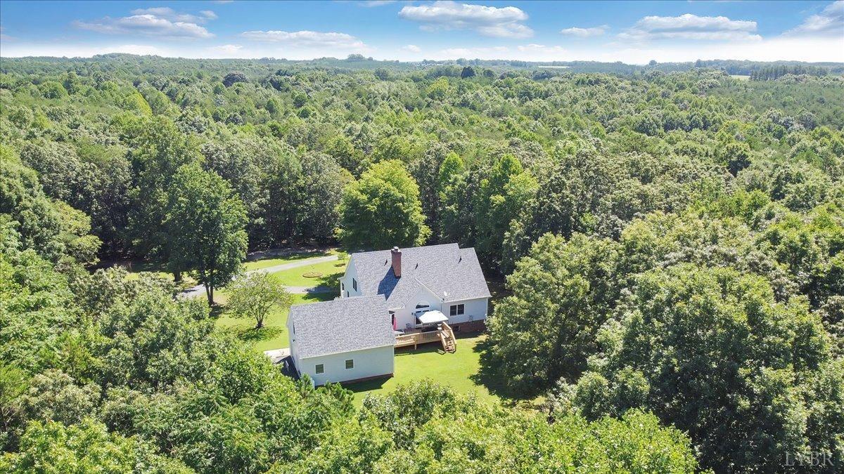 737 Homeplace Road Rustburg, VA 24588 - Photo 61 of 73 an aerial view of a house with a garden