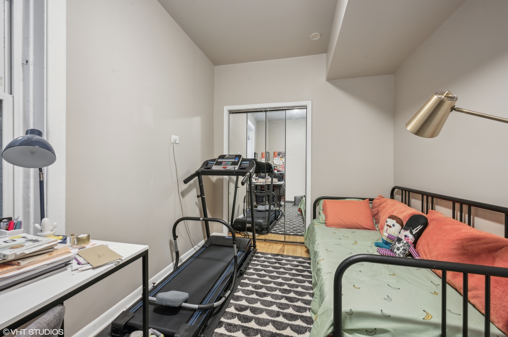 2441 North Avers Avenue Chicago, IL 60647 - Photo 9 of 28 a bedroom with furniture a rug and wooden floor