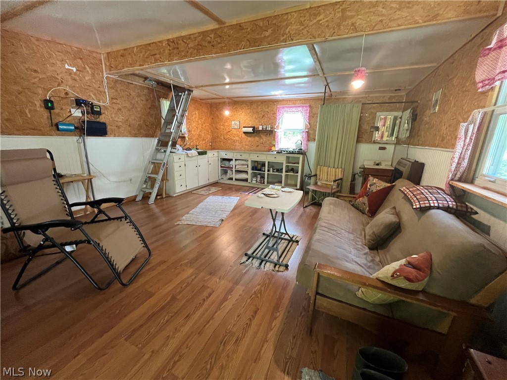 0 Clyde Ruble Road Lewisville, OH 43754 - Photo 2 of 10 Living room with wood-type flooring