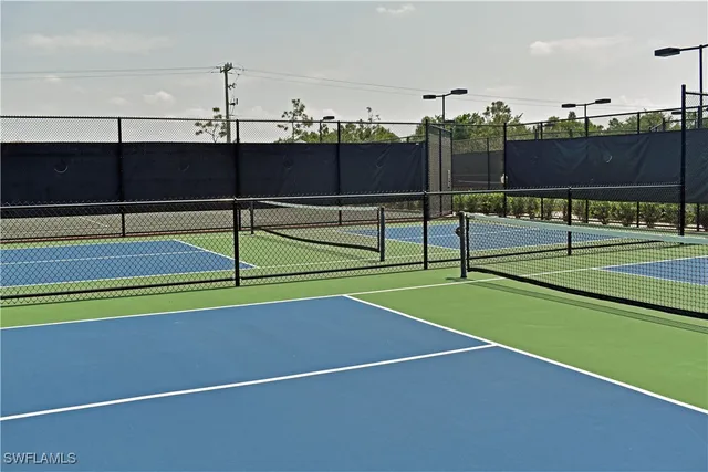 a view of tennis court