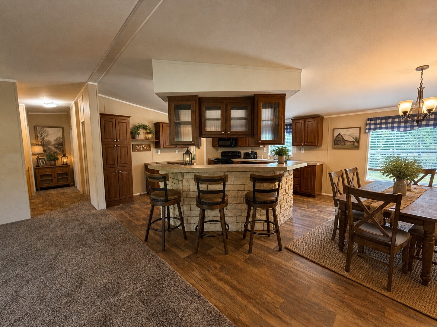263 Camden Road Chester, TX 75936 - Photo 12 of 49 a view of a dining room with furniture and window