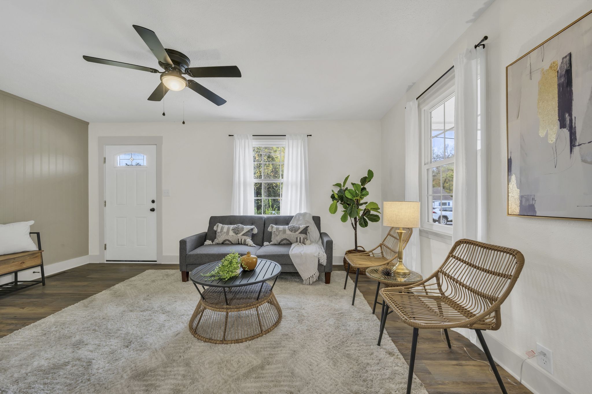 100 Brook Drive Dickson, TN 37055 - Photo 5 of 23 a living room with furniture and a potted plant