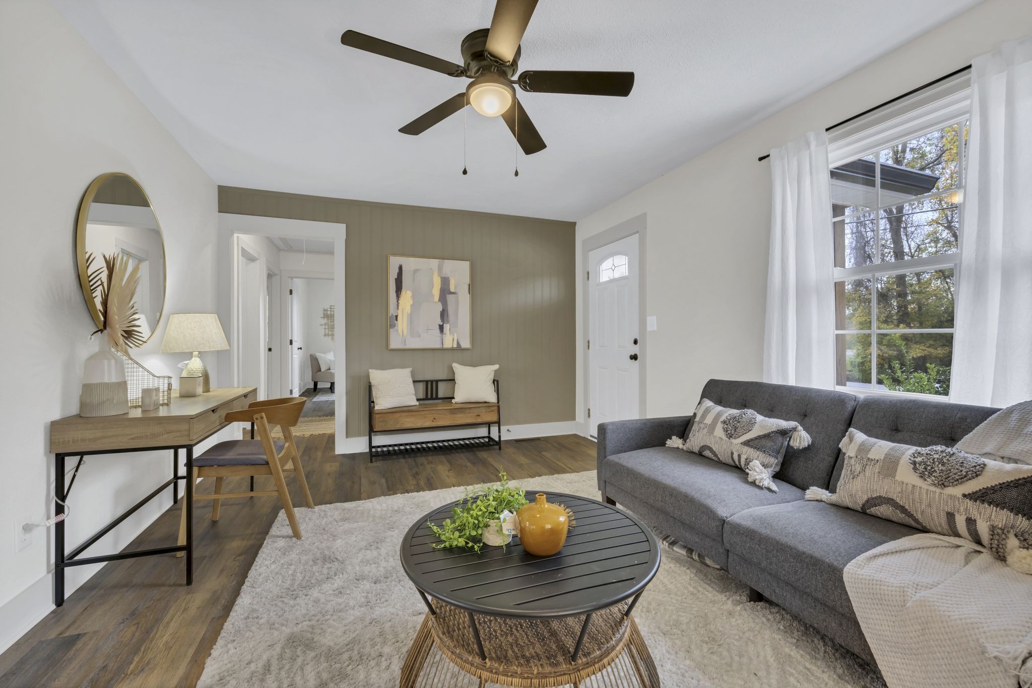 100 Brook Drive Dickson, TN 37055 - Photo 6 of 23 a living room with furniture and a wooden floor