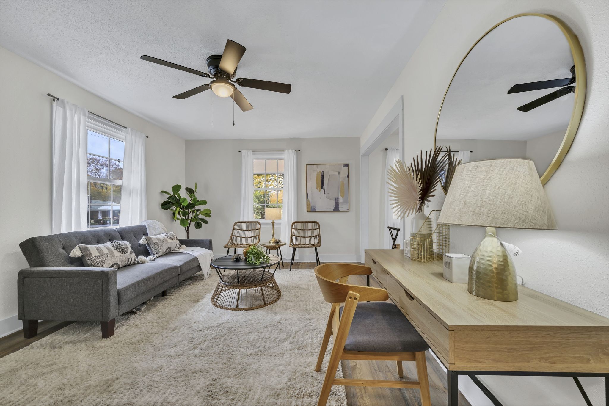 100 Brook Drive Dickson, TN 37055 - Photo 7 of 23 a living room with furniture and a wooden floor