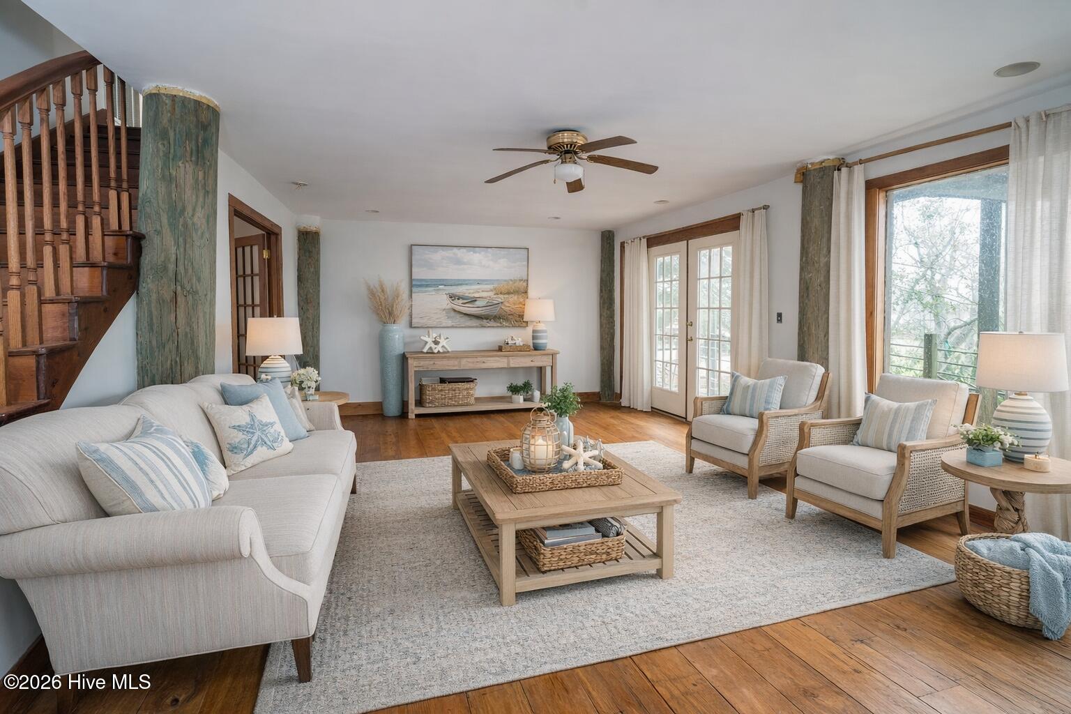1148 Indigo Circle Sunset Beach, NC 28468 - Photo 4 of 42 First foor living area recreactedwith the help of AI