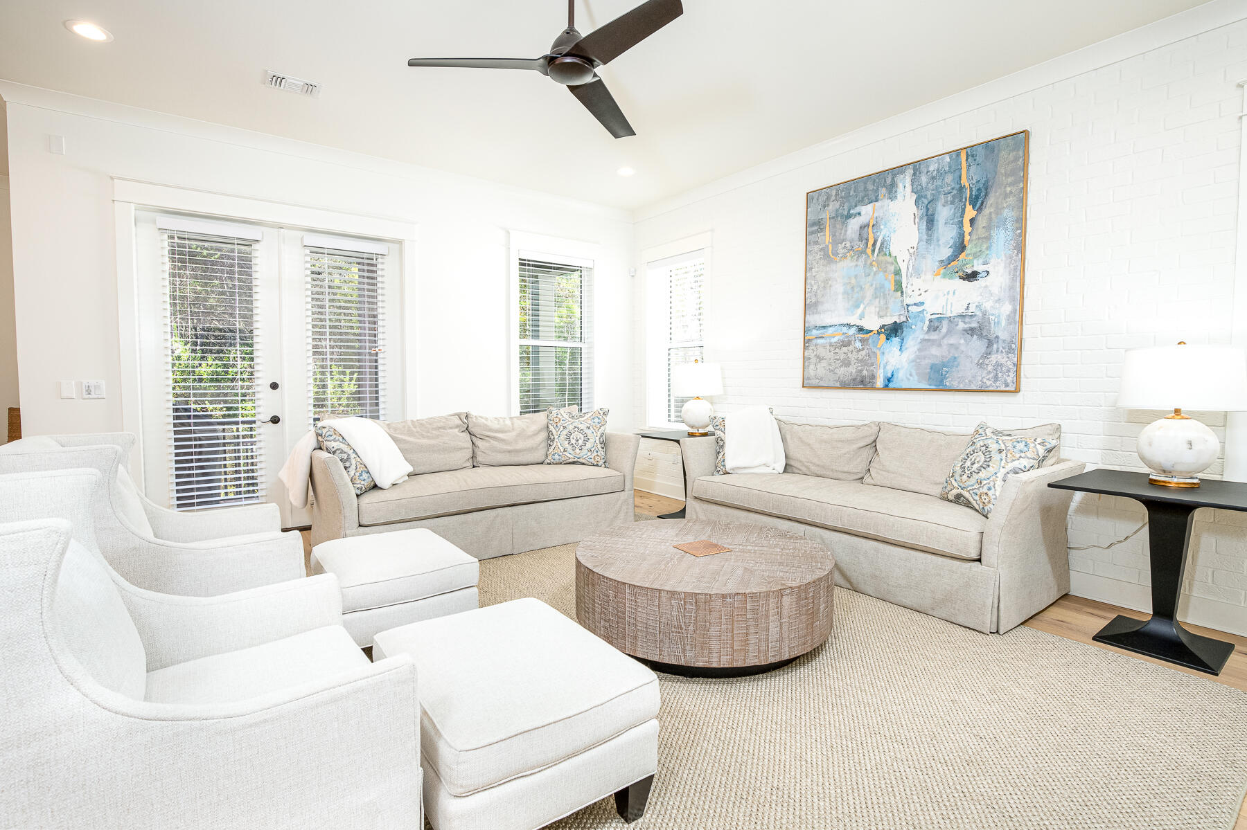 299 Ridgewalk Circle Santa Rosa Beach, FL 32459 - Photo 3 of 46 a living room with furniture and a large window