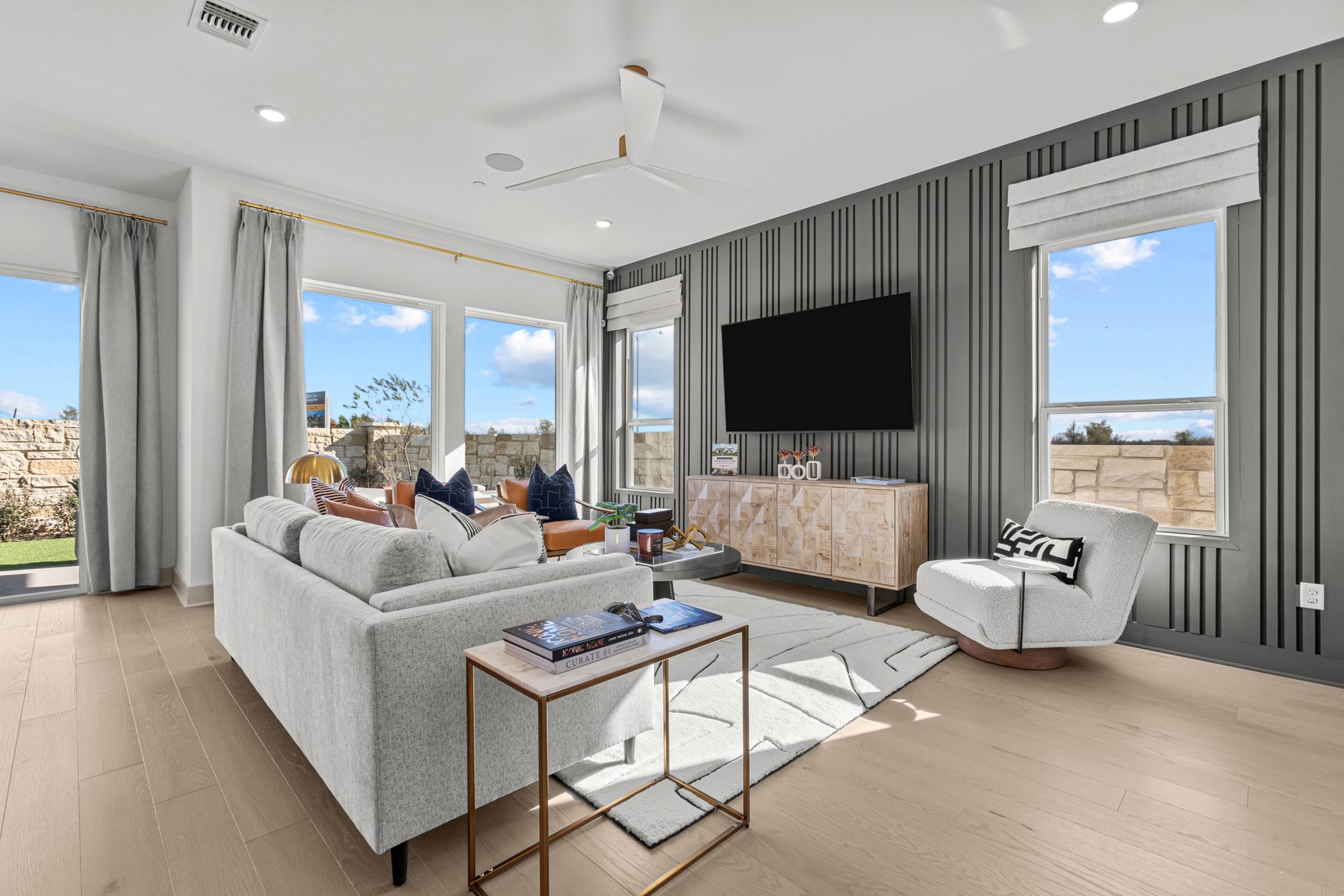 1034 Brickell Loop Austin, TX 78744 - Photo 2 of 30 Family Room (Staged)