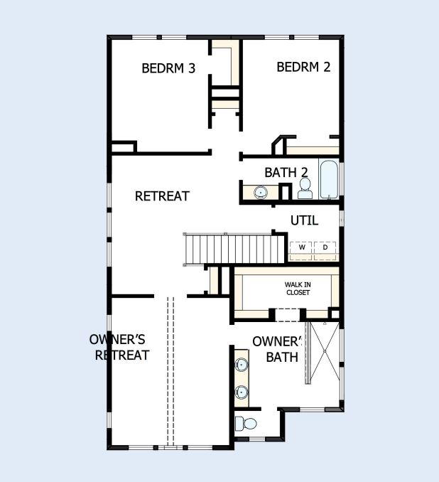 1034 Brickell Loop Austin, TX 78744 - Photo 29 of 30 Floor Plan - 2nd Floor