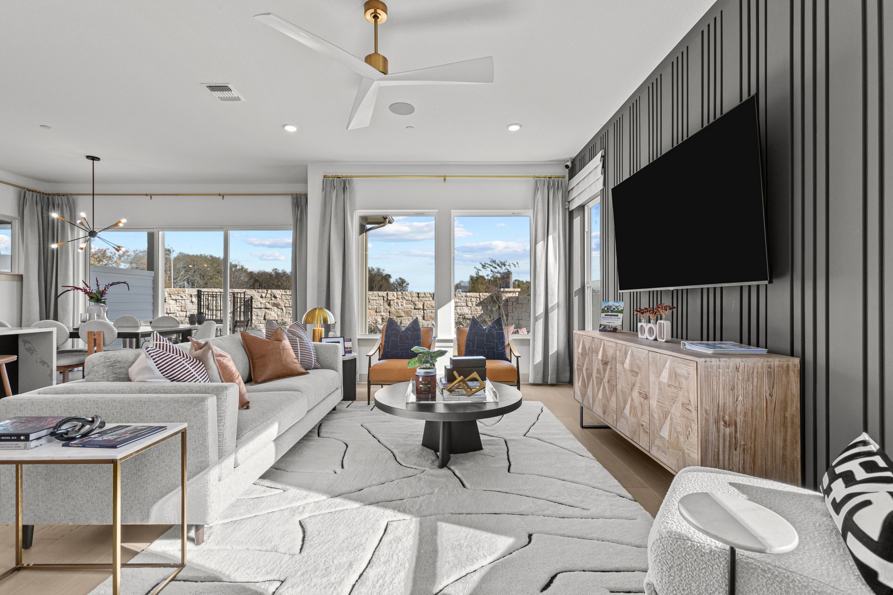 1034 Brickell Loop Austin, TX 78744 - Photo 3 of 30 Family Room (Staged)