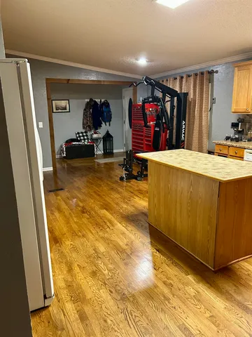 a room with storage and utility