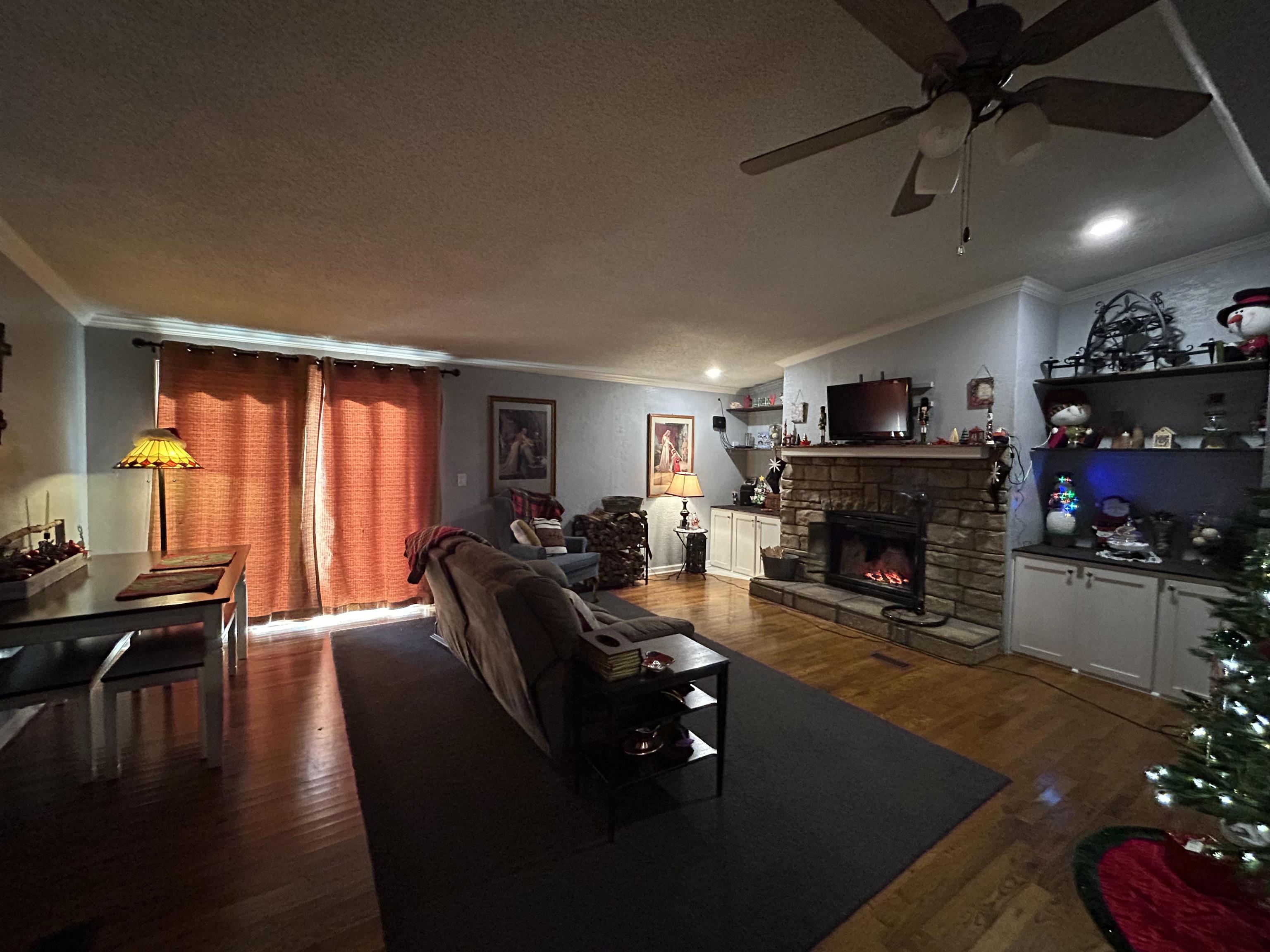 885 Highway 138 Toone, TN 38381 - Photo 10 of 25 a living room with furniture fireplace and flat screen tv