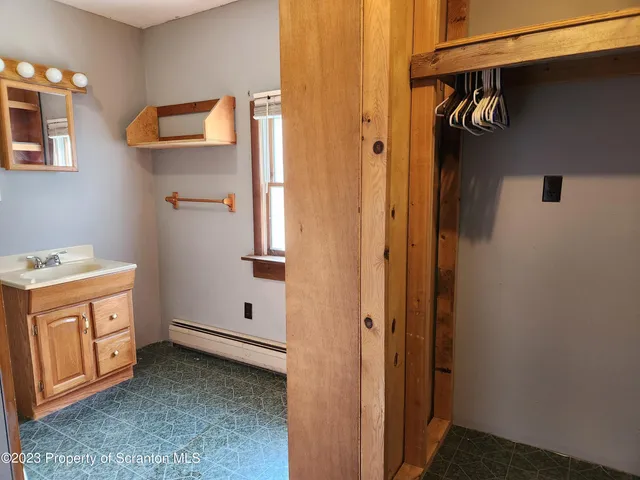 a view of storage and utility room