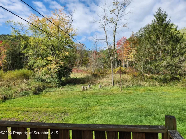 a view of a back yard